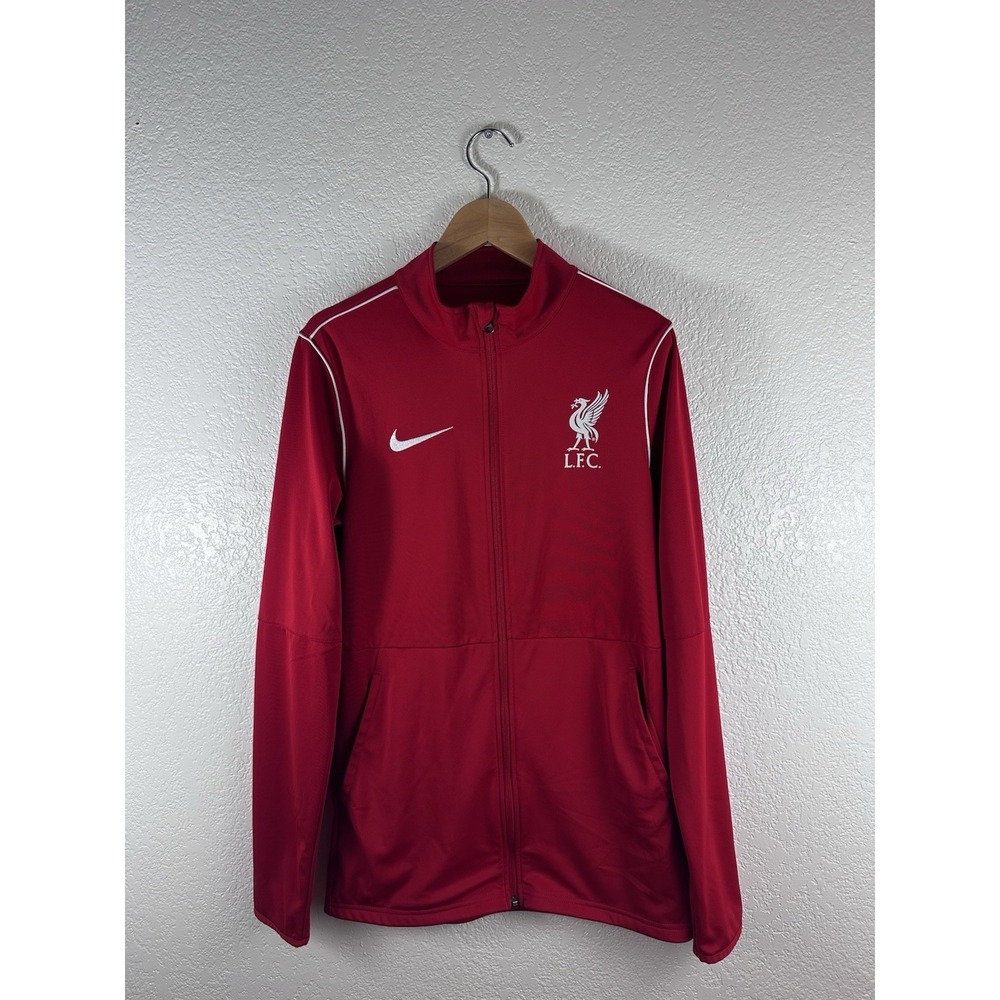 Nike Liverpool FC Dri-FIT Track Jacket Red Full Zip Soccer Small